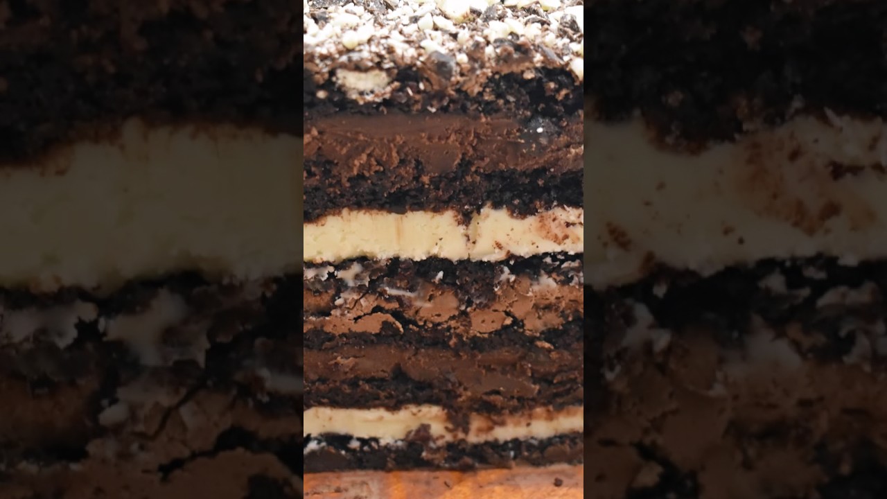 Triple Layer Chocolate Truffle Cake